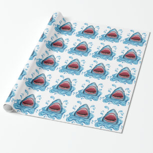Haifisch-Packpapier Geschenkpapier