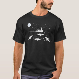 Haifisch Pizza Angler Fischer Pizzeria Pizza T-Shirt