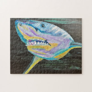 Haifisch-Puzzlespiel