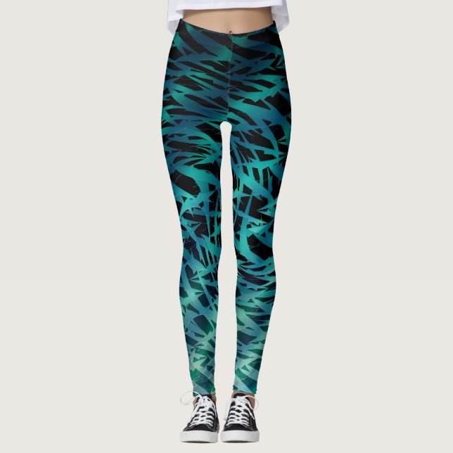 HAIFISCH-RASEREI LEGGINGS (Vorderseite)