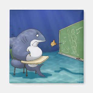 Haifisch-Schulmagnet Magnet