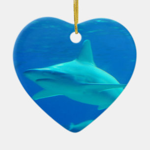 Haifisch-Schwimmen-Verzierung Keramik Ornament