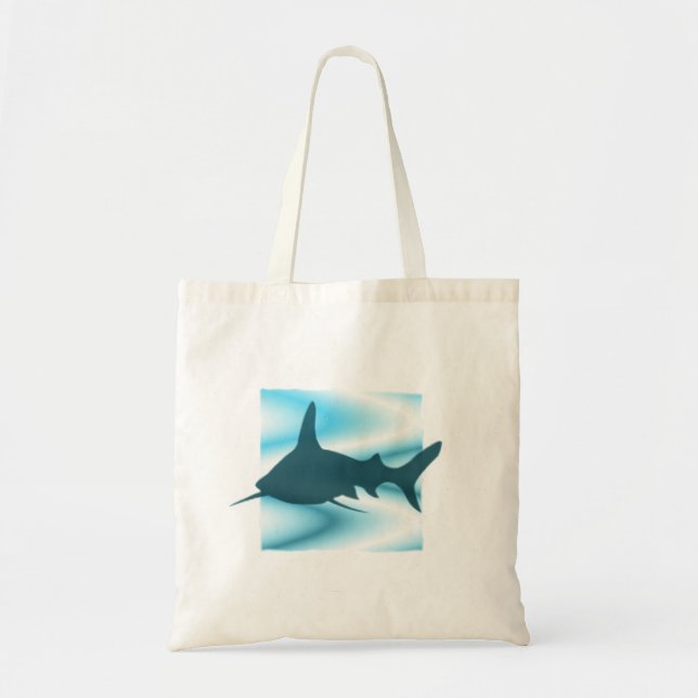 Haifisch-Silhouette-Tasche Tragetasche (Vorne)