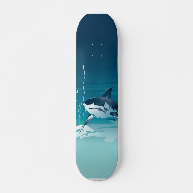 Haifisch Skateboard (Vorne)