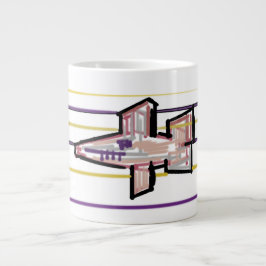 Haifisch-Sommerfreude Jumbo-Tasse