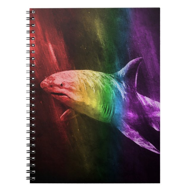 Haifisch Stolz Notizblock (Vorderseite)