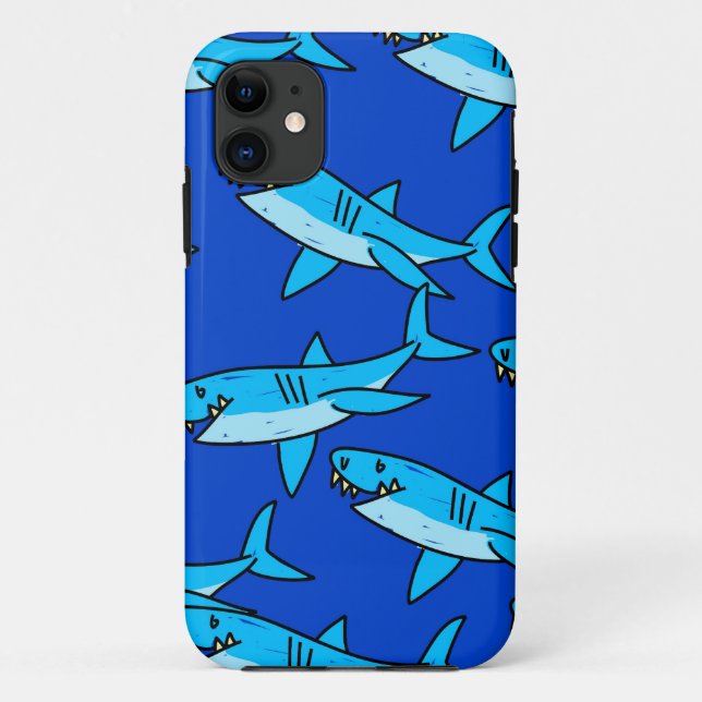 Haifisch-Tapete Case-Mate iPhone Hülle (Rückseite)