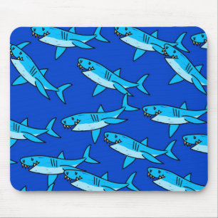Haifisch-Tapete Mousepad