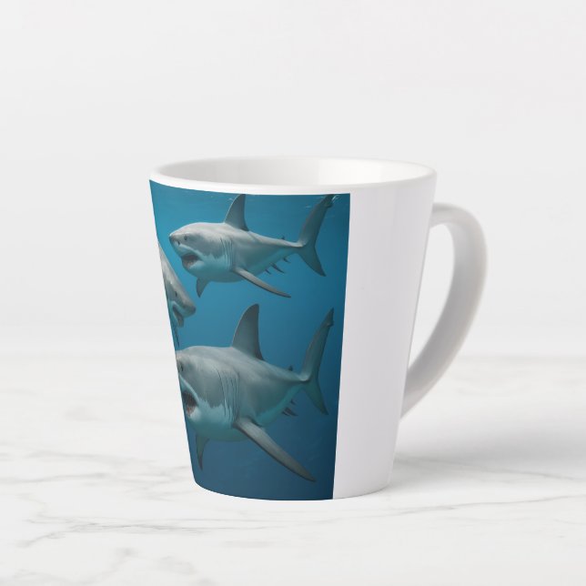 Haifisch-Tasse Milchtasse (Rechte Ecke)