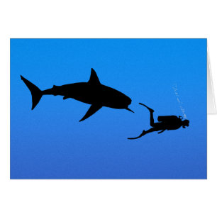 Haifisch und UNTERWASSERATEMGERÄT