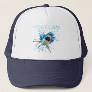HAIFISCH WASSER SPRITZER OZEAN TRUCKERKAPPE