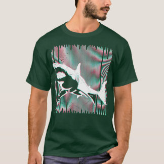 Haifisch, Weißer Taucher Meeresbiologe T-Shirt
