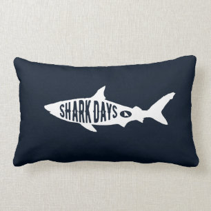 Haifisch-Woche Haifischliebhaber-Geschenke Typogra Lendenkissen