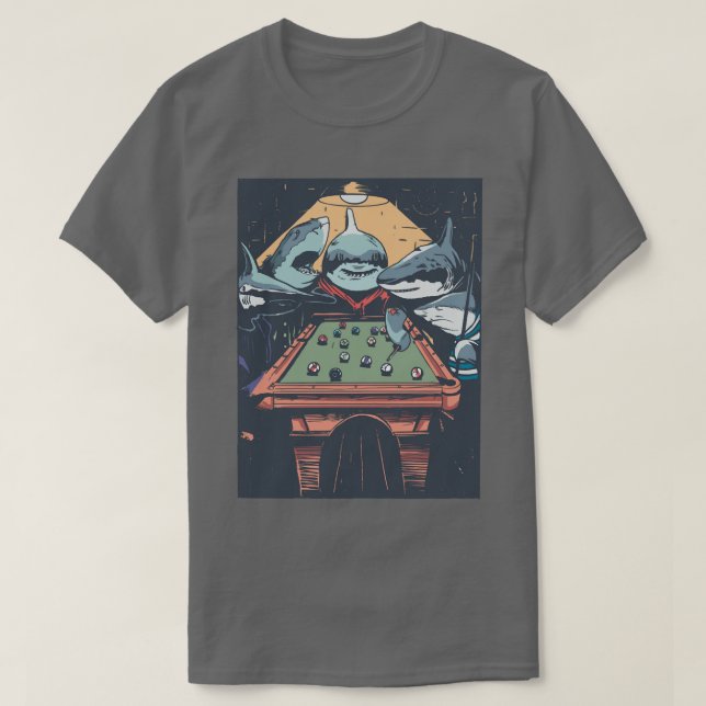 Haifischbecken Billard Pullover (Design vorne)