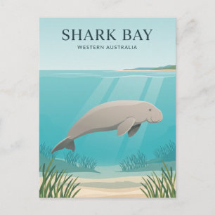 Haifischbucht Australien Postkarte