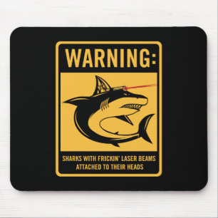 Haifische mit frickin Laserstrahlen befestigt Mousepad