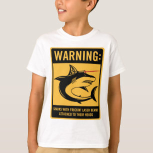 Haifische mit frickin Laserstrahlen befestigt T-Shirt