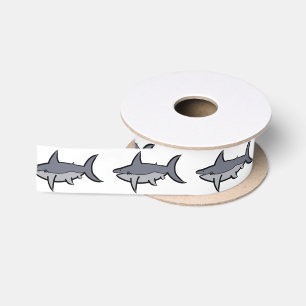 Haifische Satinband