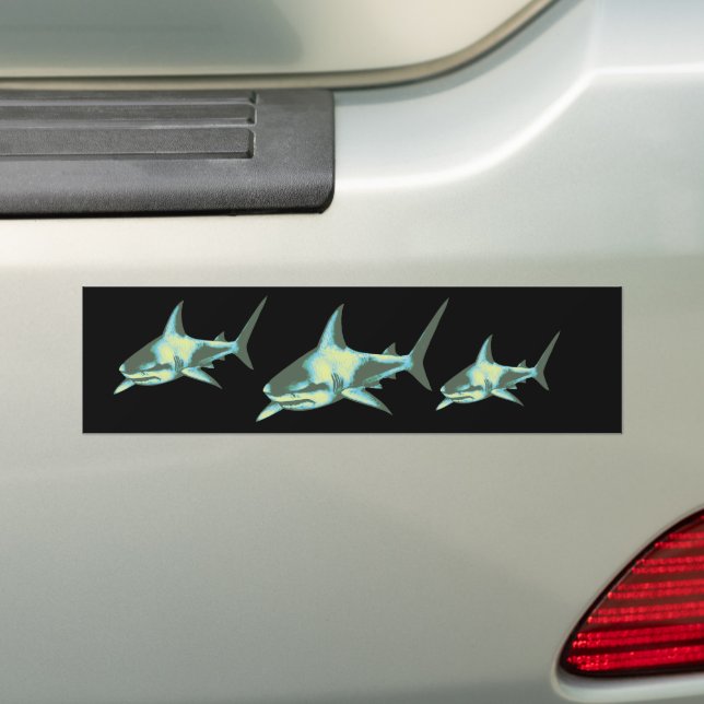 Haifische, wild lebende Tiere Autoaufkleber (Auf Auto)