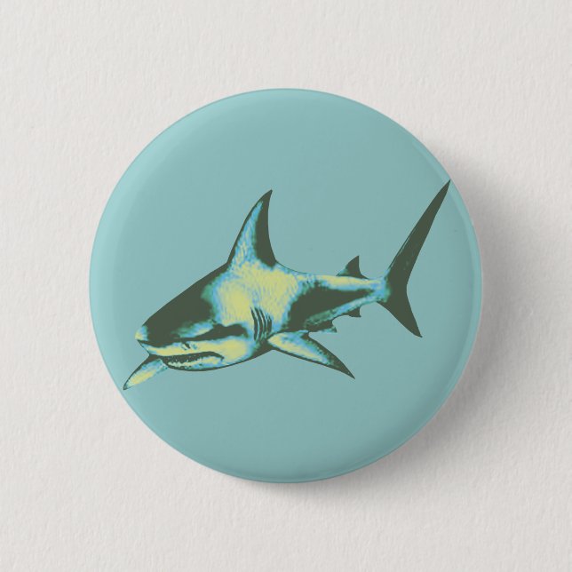 Haifische, wild lebende Tiere Button (Vorderseite)