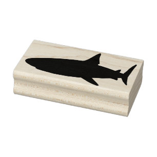 Haifischfisch 2 Art Briefmarke Gummistempel