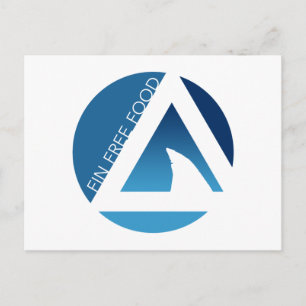 Haifischflossen-freie Nahrungskreise Postkarte