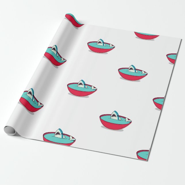 Haifischflossensuppe Geschenkpapier (Ungerollt)