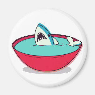 Haifischflossensuppe Magnet