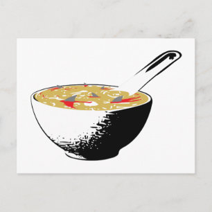 Haifischflossensuppe Postkarte