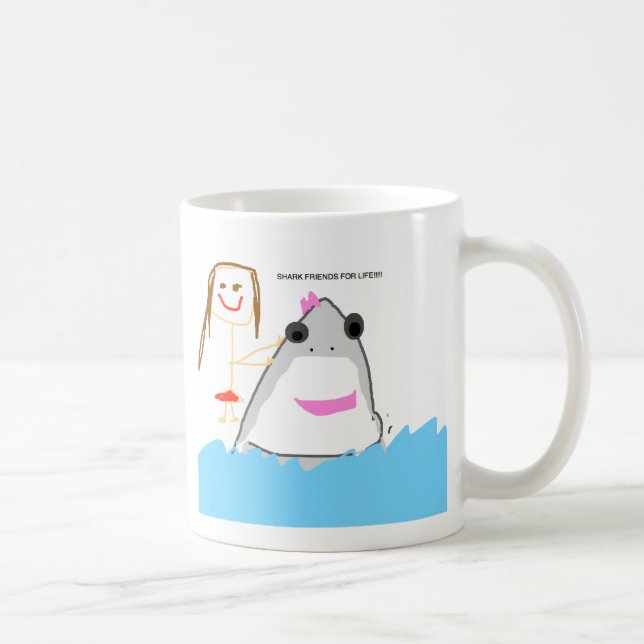 Haifischfreunde Kaffeetasse (Rechts)