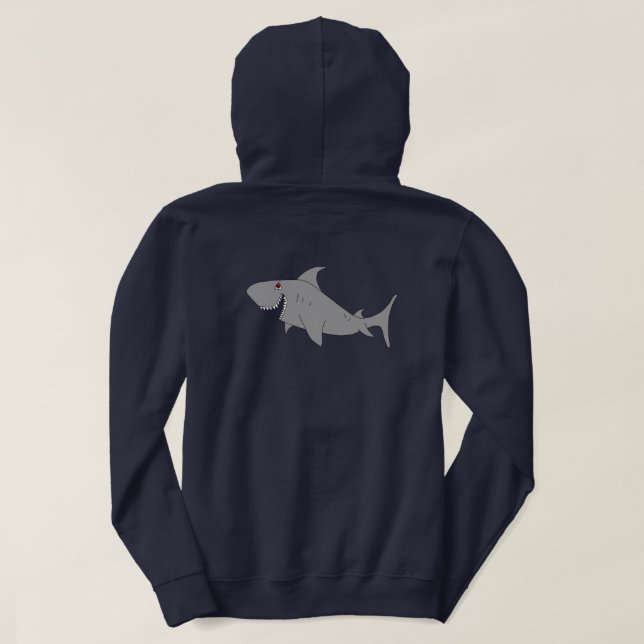 HaifischHoodie Hoodie (Design Rückseite)
