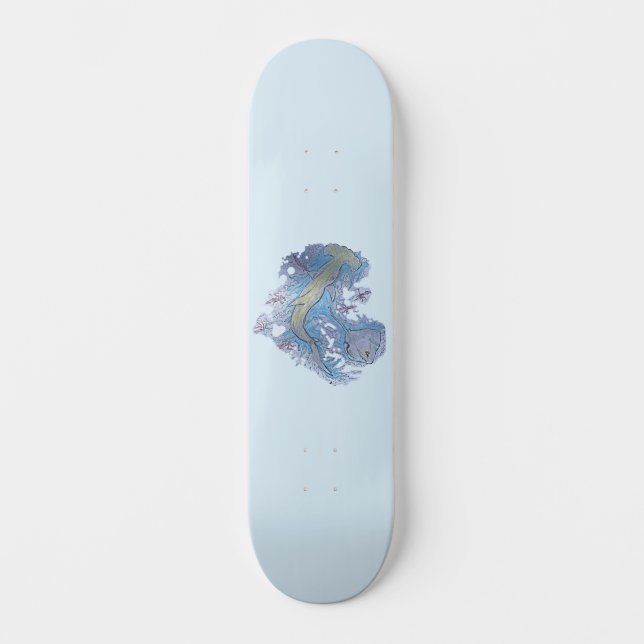 Haifischplatte Skateboard (Vorderseite)