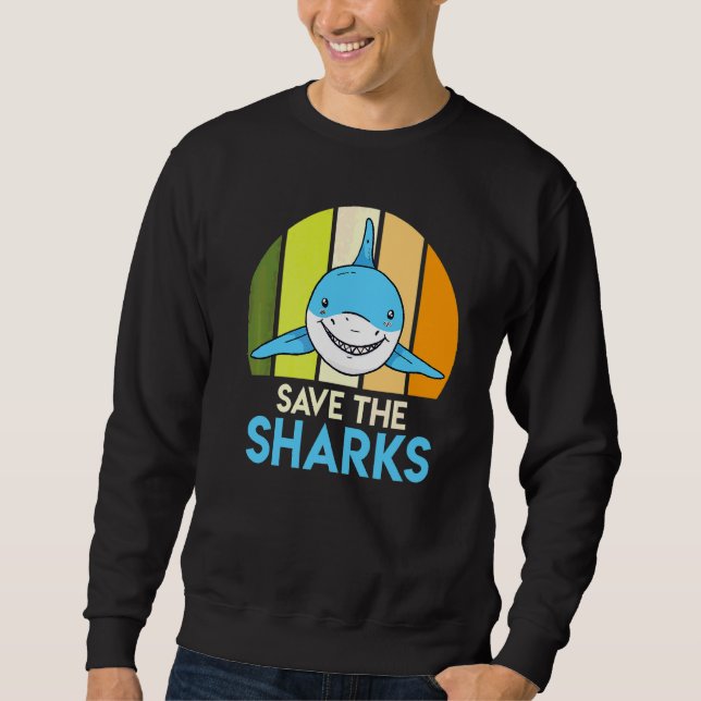 Haifischschutzhai gerettet sweatshirt (Vorderseite)