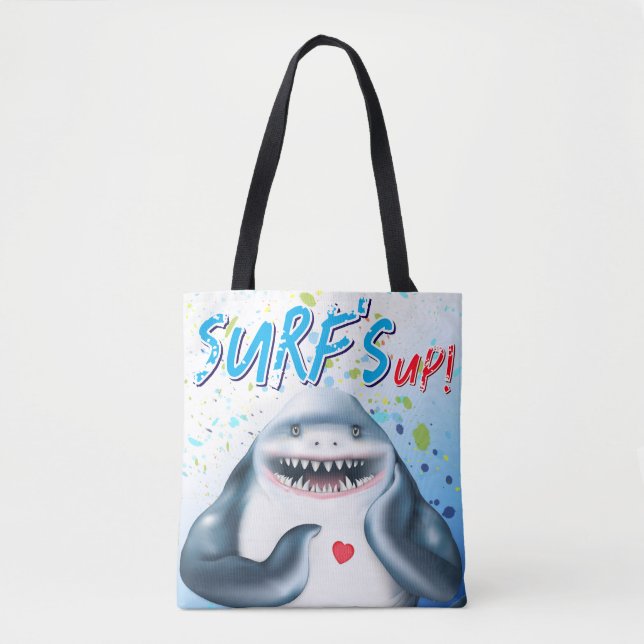 Haifischstrand Tasche (Vorderseite)