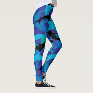 Haifischtarnungsentwurf Leggings