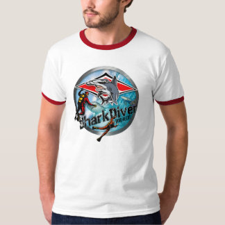 Haifischtaucher-Cartoon T-Shirt