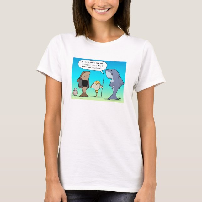 Haiflossen und Ray White T - Shirt (Vorderseite)