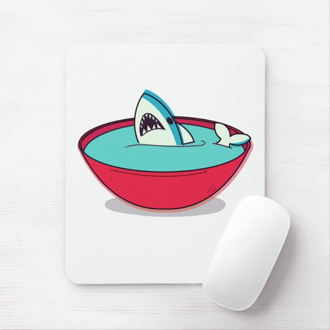 Haiflossensuppe Mousepad (Mit Mouse)