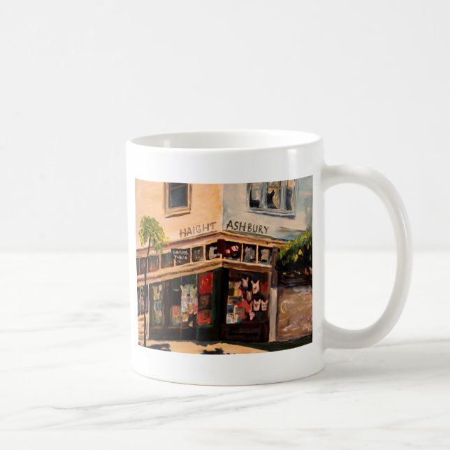 Haight Ashbury in San Francisco Kaffeetasse (Rechts)