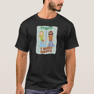 Haight Ashbury süße Cartoon-Figur-Design T-Shirt