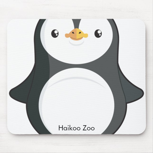 Haikoo Zoo-Pinguin Mousepad (Vorne)