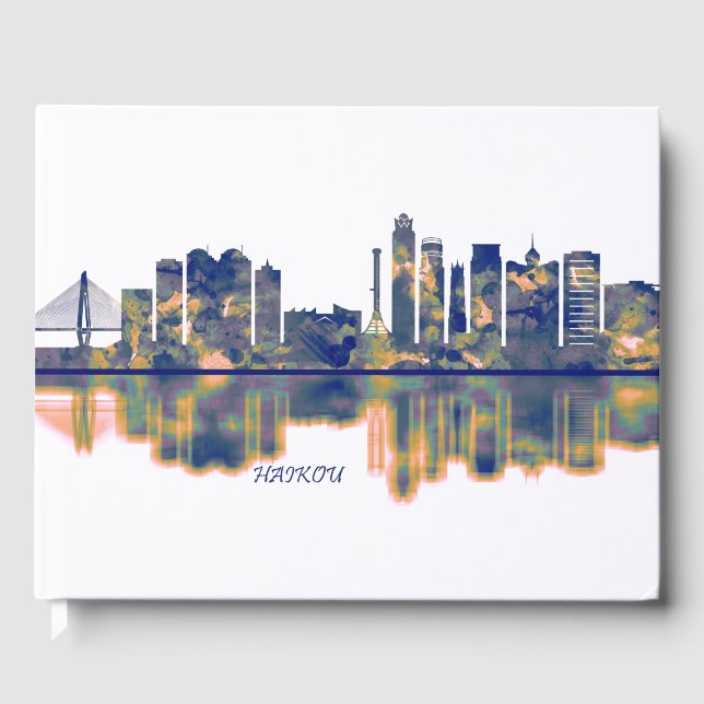 Haikou Skyline Gästebuch (Vorderseite)