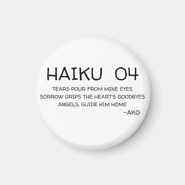 HAIKU 04 MAGNET (Vorne)