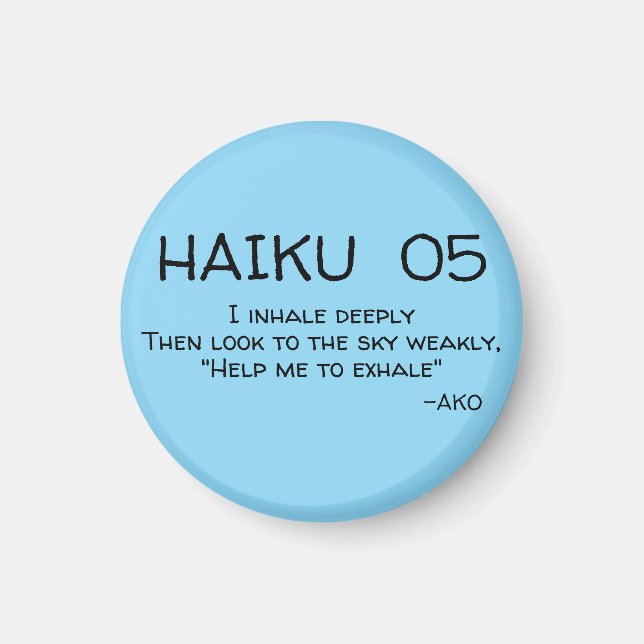 HAIKU 05 MAGNET (Vorne)