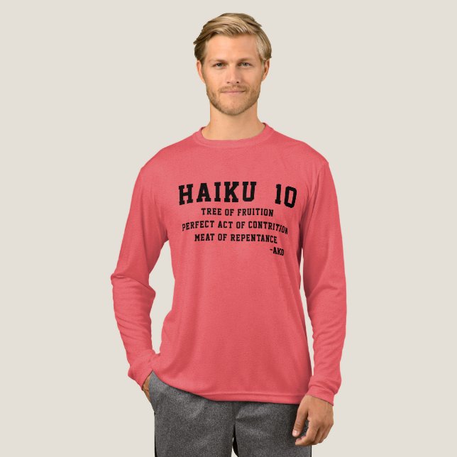 HAIKU 10 Tri-Blend SHIRT (Volle Vorderseite)