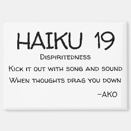 HAIKU 19 MAGNET