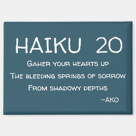 HAIKU 20 MAGNET