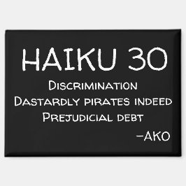 HAIKU 30 MAGNET