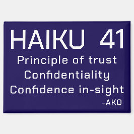HAIKU 41 MAGNET