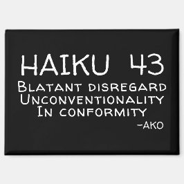 HAIKU 43 MAGNET